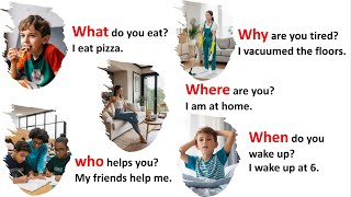 Who, What, When, whose, whom, Where, Why, & How| Wh questions in English