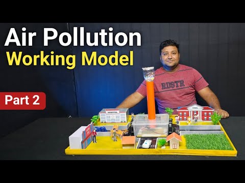 Pollution Control Science Working Model | Air Pollution Control Science Project