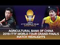 Xu Xin vs Tomokazu Harimoto | 2019 ITTF World Tour Grand Finals Highlights (1/4)