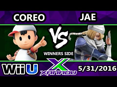 S@X 152 - Jae (Shiek) Vs. Coreo (Ness, Pikachu) SSB4 Tournament - Smash Wii U - Smash 4
