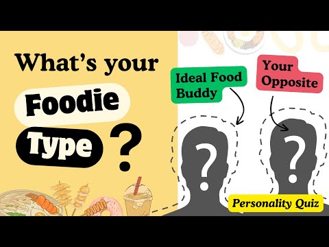 What Type of Foodie Are You? Find Your Food Personality! Personality Quiz