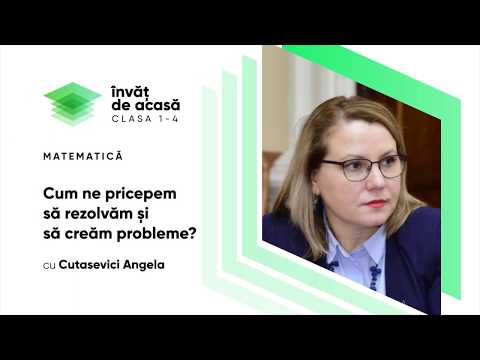 Matematica; cl. a III-a; ”Cum ne pricepem să rezolvăm și să creăm probleme”