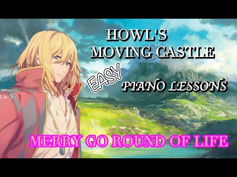 How To Play Howl's Moving Castle | Easy Piano Tutorial Theory (2) | Merry Go Round of Life