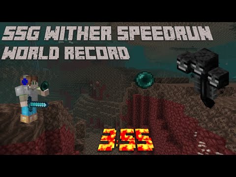 [WR] Killing The Wither in Under 4 Minutes (Minecraft SSG Speedrun) 3:55