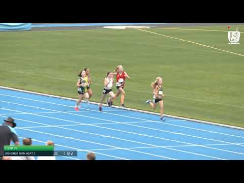 U10 Girls 800m Heat 3: 2021 State Combined Events Championships // LAVicTV