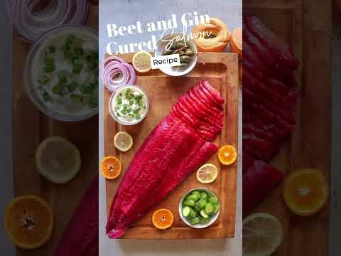 Gin and Beetroot Cured Salmon Recipe