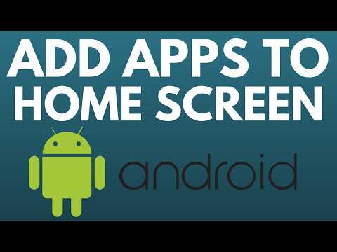 How to Add an App to Home Screen on Android