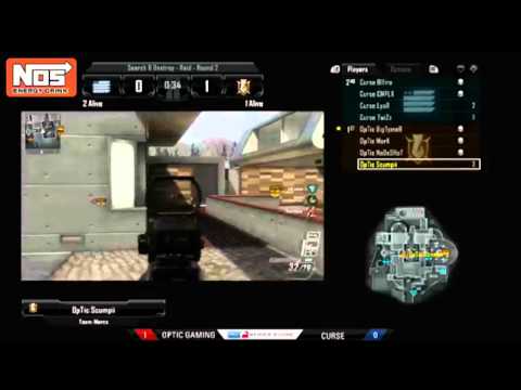 OpTic Gaming Vs. Curse Search and Destroy - MLG Anaheim Spring Championship 2013 Pt.1