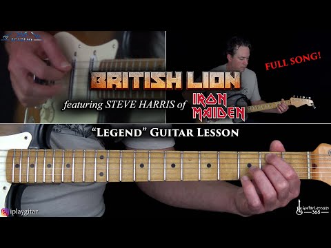 British Lion (ft. Steve Harris) - Legend Guitar Lesson