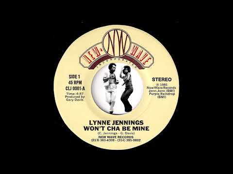 Lynne Jennings - Won't Cha Be Mine [New Wave] 1981 Sweet Modern Soul 45 Video