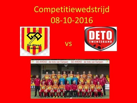 Samenvatting Go-Ahead Kampen - DETO van 8 oktober 2016