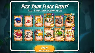 Fall off your chair what’s going on | only 5 birds CVC CLAN BATTLE early take 🤣 | angry birds 2 ab2