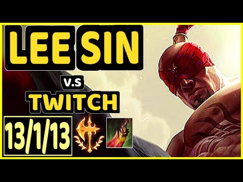 4LAN (LEE SIN) vs TWITCH - 13/1/13 KDA JUNGLE GAMEPLAY - BR Ranked MASTER
