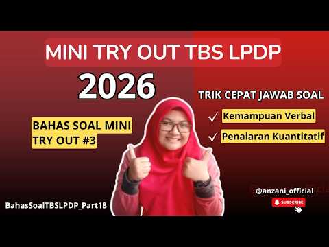 DRILLING SOAL TES BAKAT SKOLASTIK (TPS) PART 7: Aljabar Kuantitatif & Substitusi Cepat