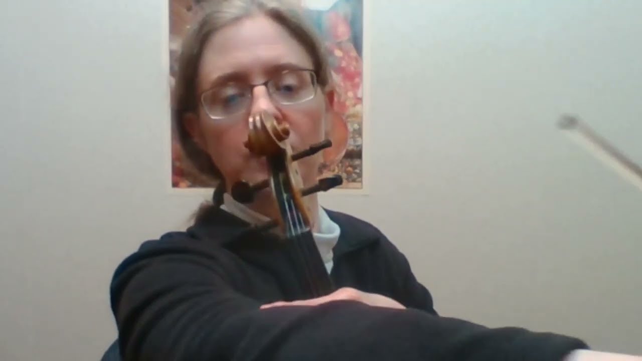 Violin lesson video