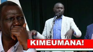 DRAMA!! Listen to what Senator Methu told Ruto face to face today in Bungoma!
