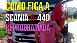 Scania 440 - Como fica depois de reprogramada