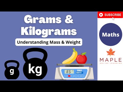Grams, Kilograms and Tonnes ► Understanding Weight & Mass