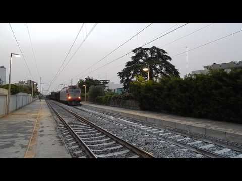 E652 145 nella NUOVA LIVREA MIR per MI Bologna San Donato-Bari Lamasinata, in transito a Bari P.M.!