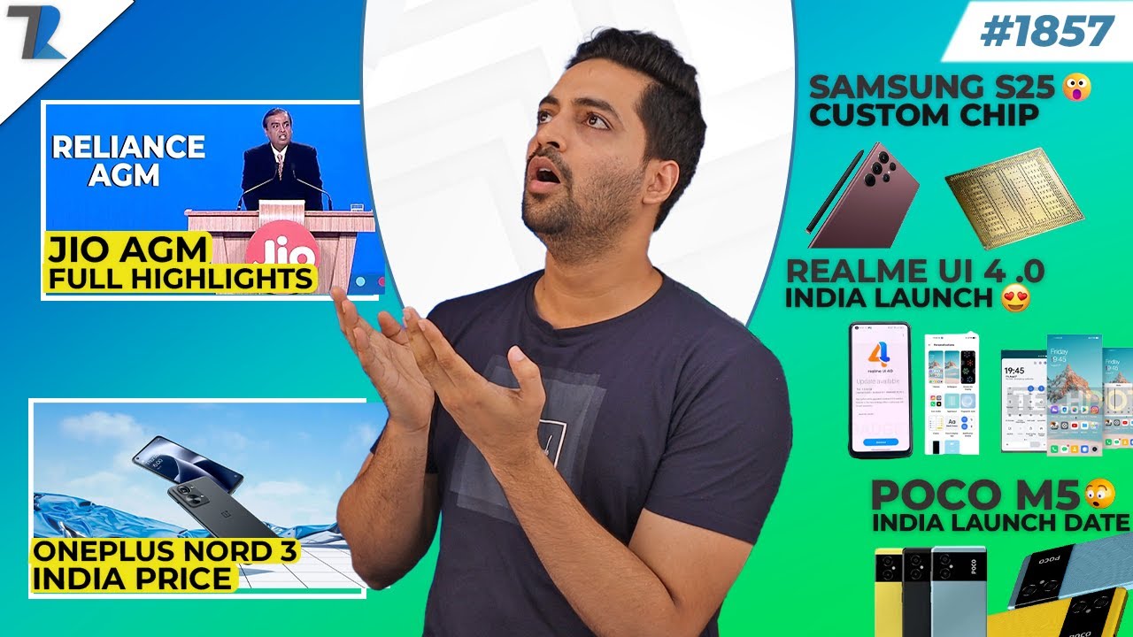Jiophone 5G Announced😍,Xiaomi 13 Ultra,Oneplus Nord 3 Price,Samsung S25 Custom Chip