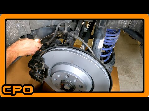 MK7.5 Golf R Rear Brakes : Pads, Rotors, and Stainless Steel Lines