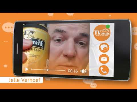 TV Oranje app videoboodschap - Jelle Verhoef