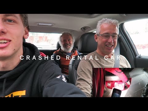 レンタカーをクラッシュさせた｜ケロウナBC州 (HE CRASHED THE RENTAL CAR | Kelowna BC)