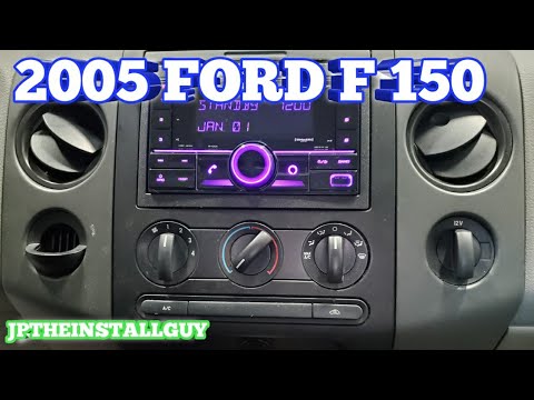 2005 Ford f 150 radio removal and replacement kenwood install