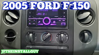 2005 Ford f 150 radio removal and replacement kenwood install