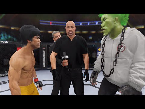 Can Bruce Lee REALLY Beat The Lizard in EA Sports UFC 4?