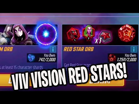 BIONIC AVENGERS RED STAR ORB OPENING! - Marvel Strike Force