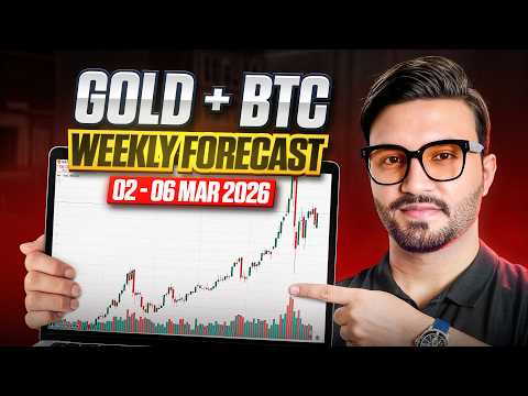 GOLD & BTC Weekly Forecast in Hindi/Urdu | 02 - 06 March 2026 Analysis | MSB FX