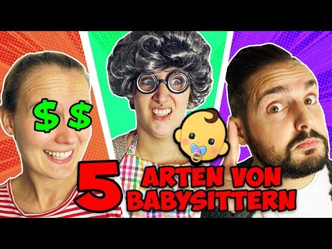 5 TYPES OF BABYSITTERS