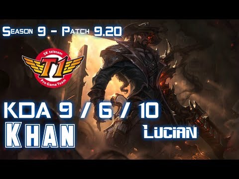 SKT T1 Khan LUCIAN vs RYZE Top - Patch 9.20 EUW Ranked