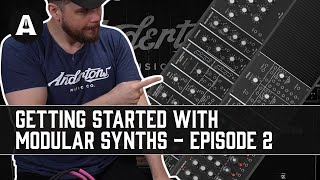 Video thumbnail for How to get Started with Modular Synths Episode 2 - Taking it to the NEXT level! by Andertons Synths, Keys and Tech