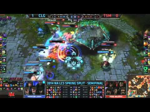 Bjergsen Karma pentakill against CLG