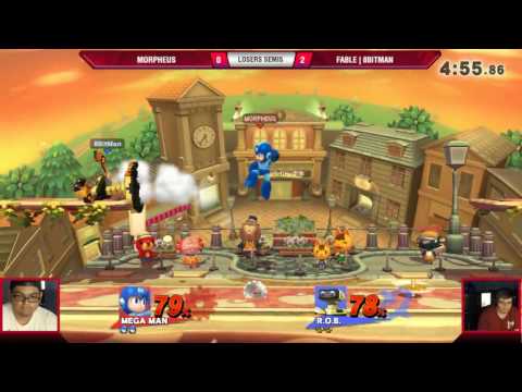 VS Weekly 6/29/17 - Losers Semis - Morpheus (Megaman) vs 8Bitman (ROB) - Smash 4