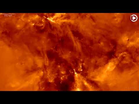 APOD: 2022-05-29 - Simulation TNG50: A Galaxy Cluster Forms (Narrated by Brian)