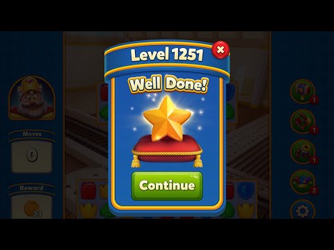 Royal Match - King Robert - Level 1251 (last move clearance)