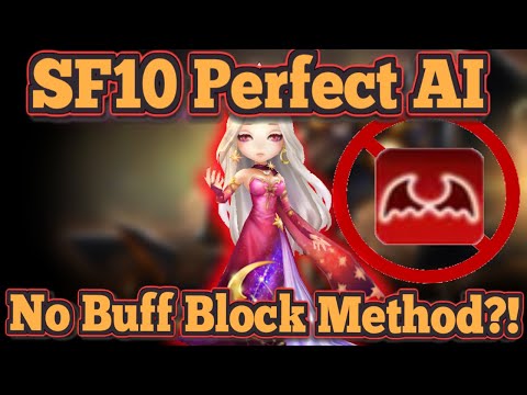 SF10 Perfect AI - No Buff Block Method?! Potential AVG fastest run?! Summoners War