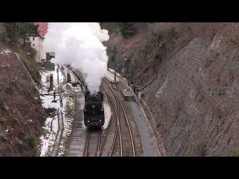 Brachiale Bergfahrt einer Dampflok -Das bleibt in Erinnerung-