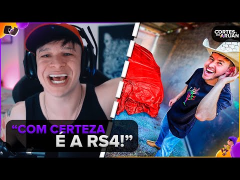 ARUAN REAGE: ACELEREI MEU CARRO NOVO NO CELEIRO *qual carro é? (RENAN FIORINI) - Cortes do Aruan