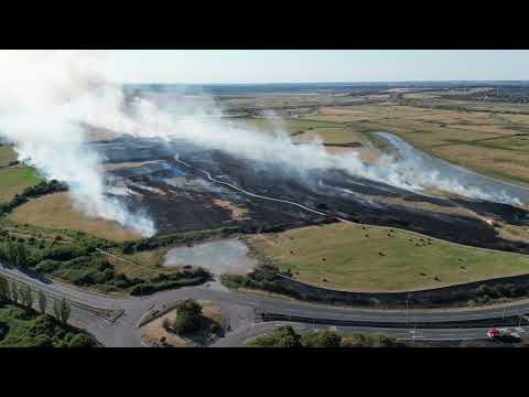 Dji Mini 3 Pro Canvey Island Field Fires
