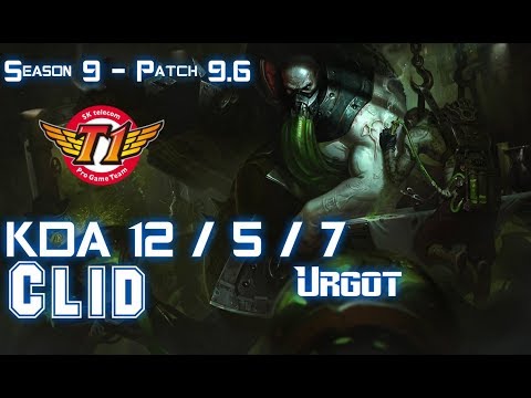 SKT Clid URGOT vs REK'SAI Jungle - Patch 9.6 KR Ranked