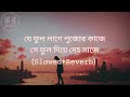 O Bondhu Re -[Slowed + Reverb]Tor Naam | Bengali Lofi song | Zubeen Garg | Bangla Sad Song Lofi