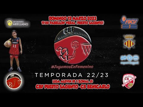 Videohighlights Alevín Hermanos Arellano CBF Puerto Sagunto - Cb Benicarlo (LIGA J5 22-23)