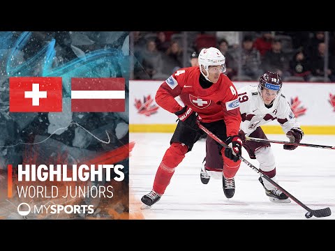 Schweiz vs. Lettland 3:2 n.P. | Highlights, World Juniors 2023