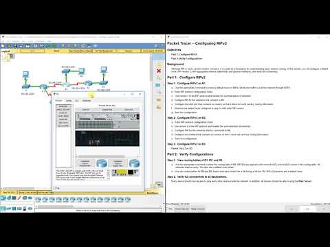 PKT 3.2.1.8 - Configuring RIPv2