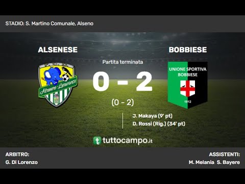 Alsenese VS Bobbiese 0 - 2