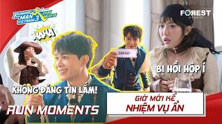 RUN MOMENTS #28: Khi Anh Tú Atus - Diệu Nhi làm GIÁN ĐIỆP, người "KHÔNG ĐÁNG TIN" người sợ BỊ LỘ